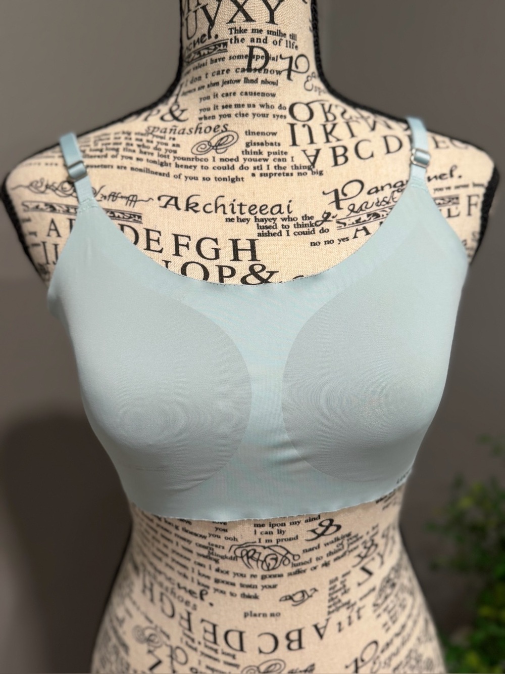 Lucky Brand Pale Blue Seamless Bralette